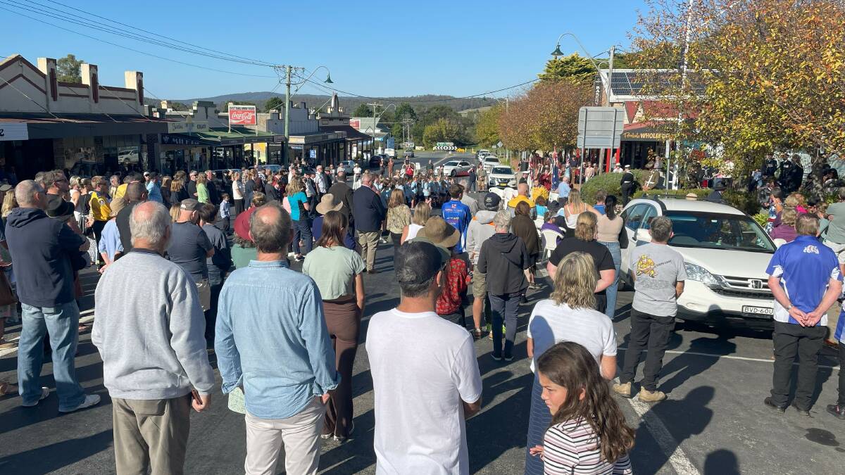 Close to 300 went to Pambula Anzac Service. Picture by James Parker