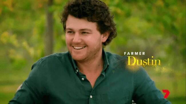 Farmer Dustin is conituning on his families legacy. Picture via Channel 7