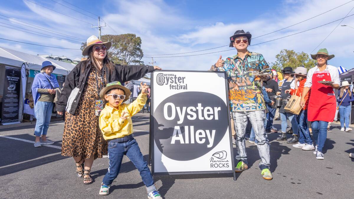 Oyster Farmers Alley showcases the finest of rock oyster country with festivalgoers able to purchase oysters directly from the farmers. Picture supplied
