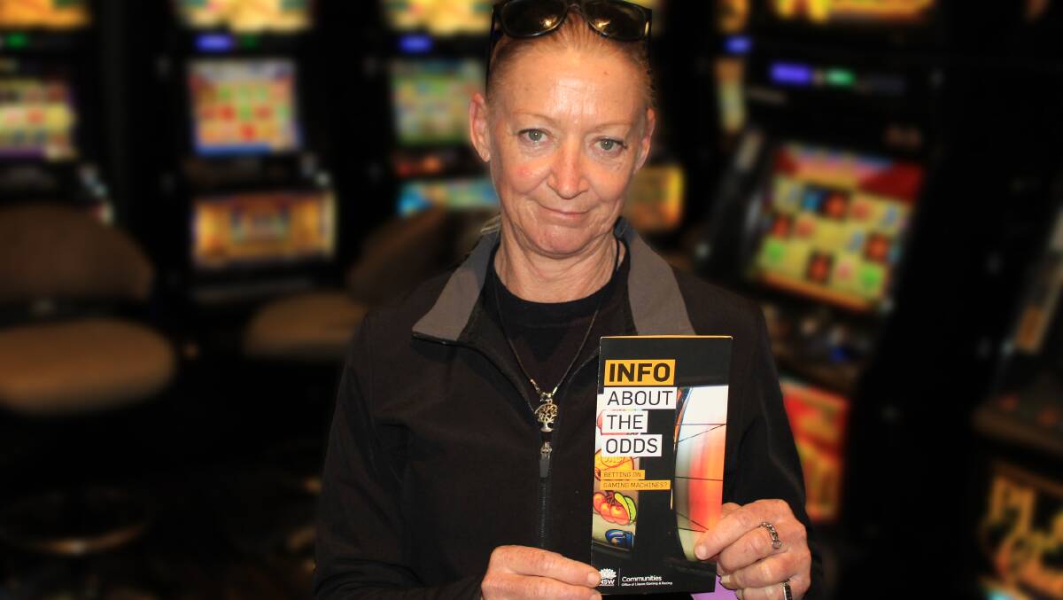 Know your limits: Bega Valley financial counsellor Gabrielle Rosengren wants more done to prevent lives being ruined by the pokies. 