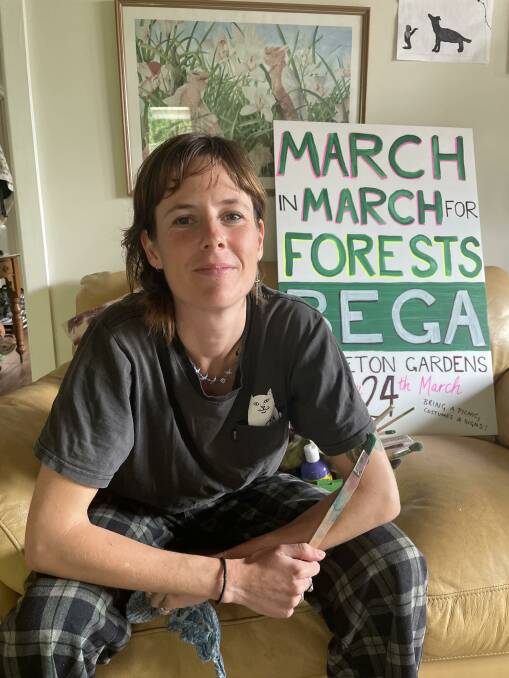 Bob Brown Foundation coordinator for the Bega region Tamlyn Magee invites the community to join the March for Forests on Sunday, March 24. Picture supplied