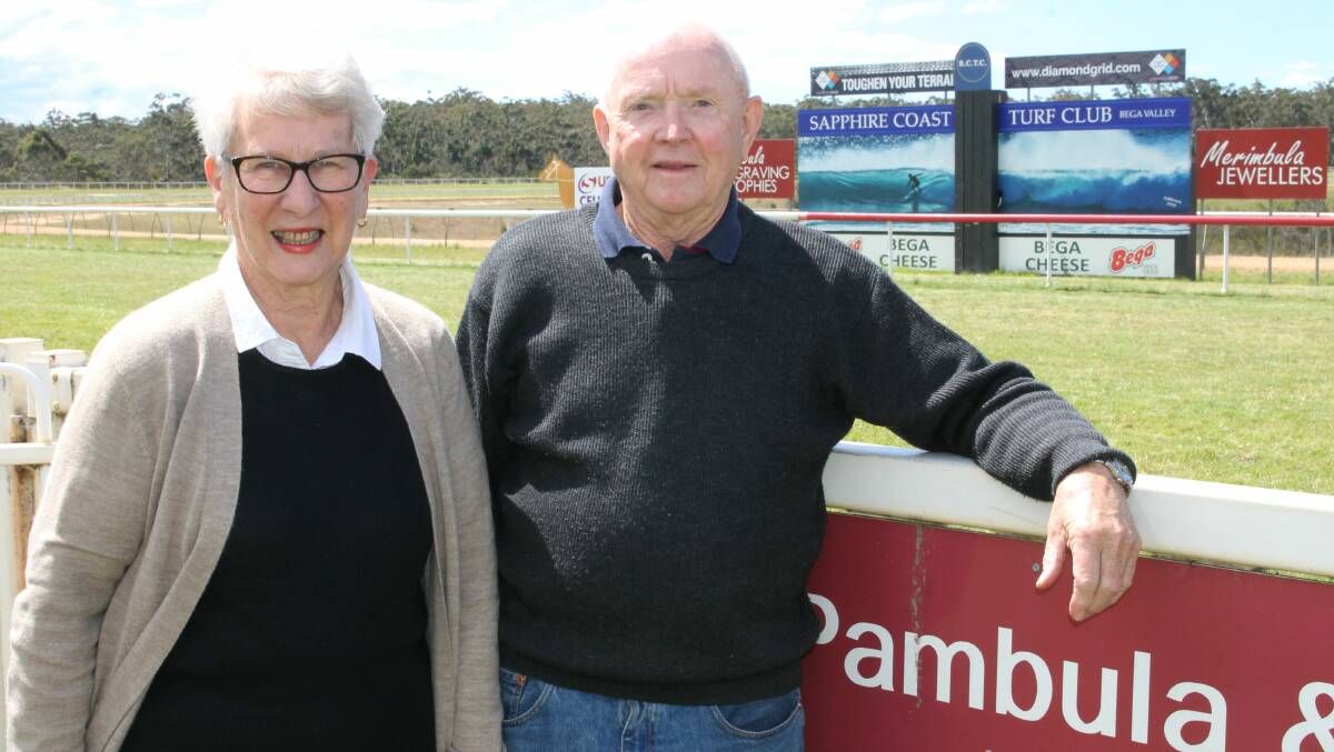MAKING TRACKS: Bev and Ray Lane bid a fond farewell to the Sapphire Coast Turf Club on Wednesday as they head north for some well-deserved RnR.