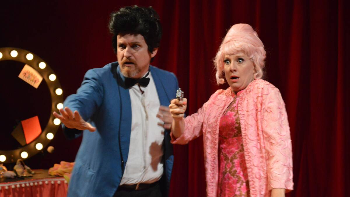 HILARIOUS: Drew Fairley and Kate Smith in Oh My God I've Been Kidnapped and I Hate What I'm Wearing, showing in Candelo on Friday, May 26. 