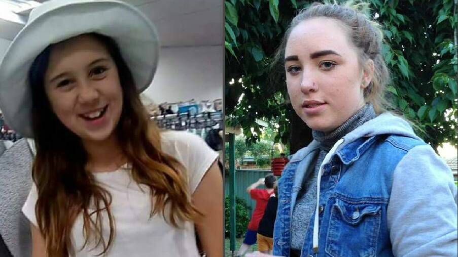 Molly McDermott and Phoebee Harris, both aged 14, were last seen about 5pm Monday, February 13, at a home in Tura Beach.