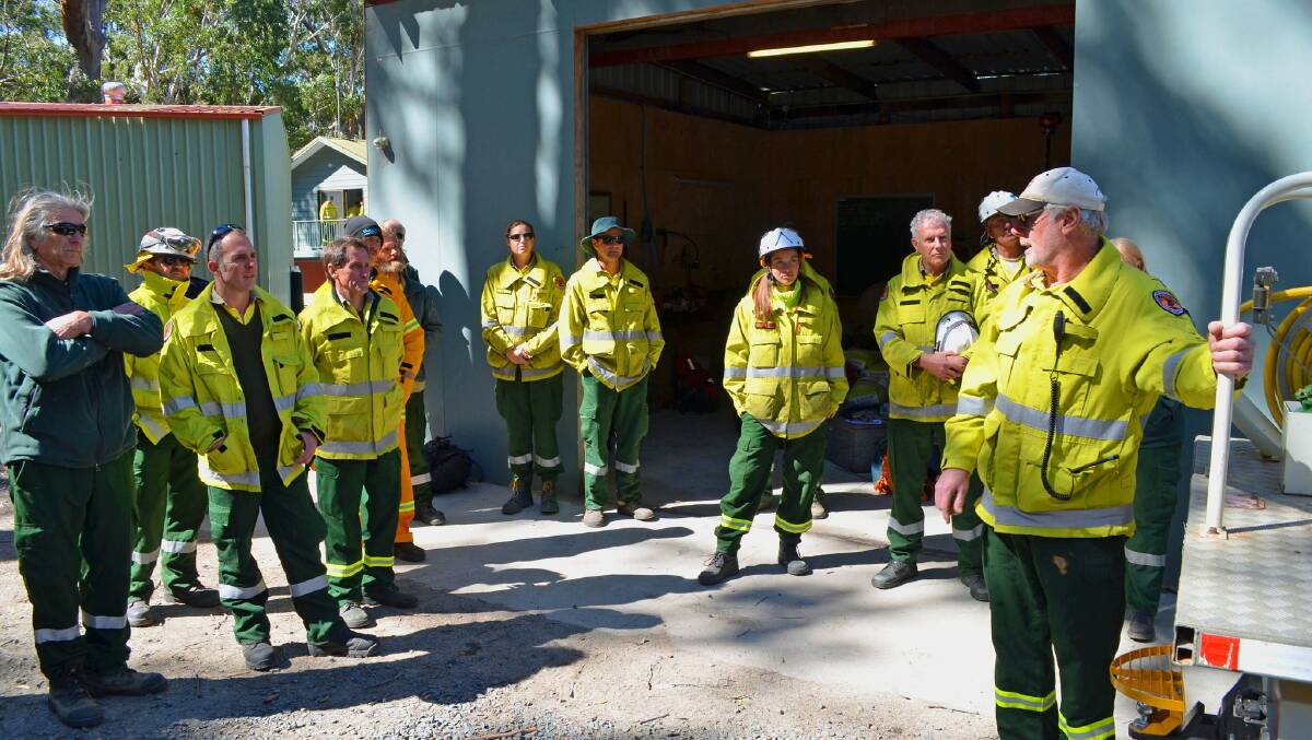 NPWS staff from along the coast were practising their bushfire skills at the weekend. 