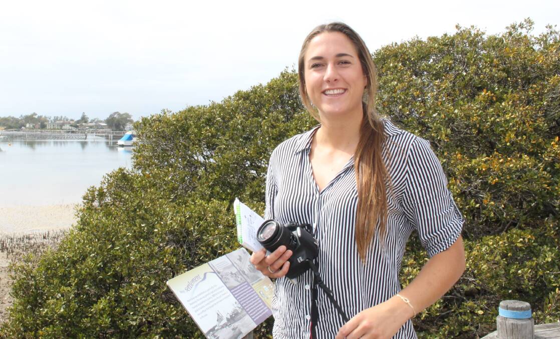 WELCOME TO THE TEAM: Claudia Ferguson is a new journalist with the Merimbula News Weekly.