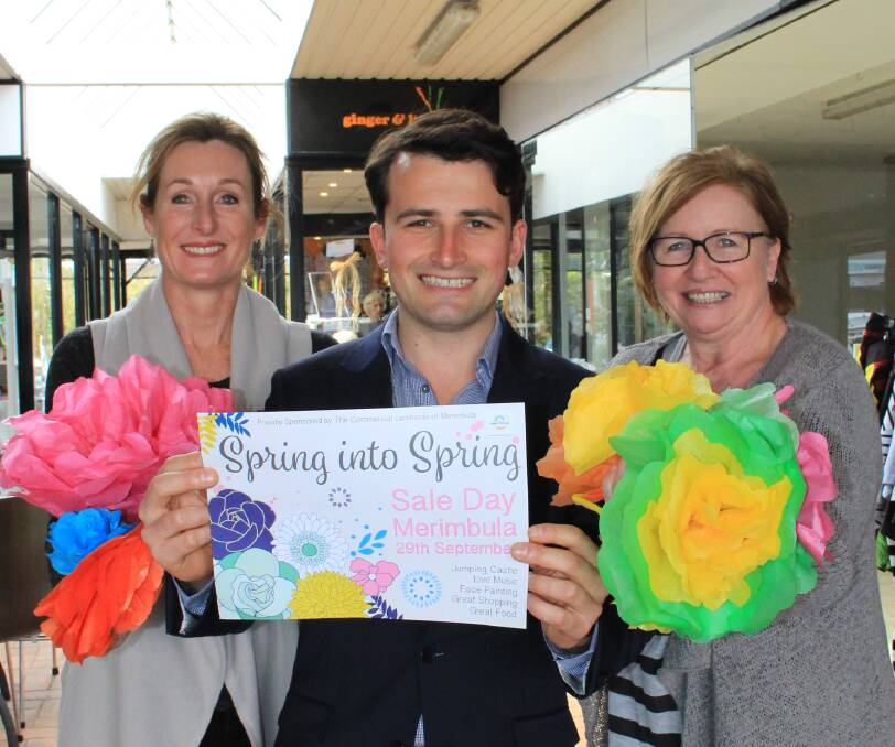 Spring is here: Chamber committee members Tracey Fergusson, James Smith and Fiona Reed are urging everyone to support the retail spring promotion.