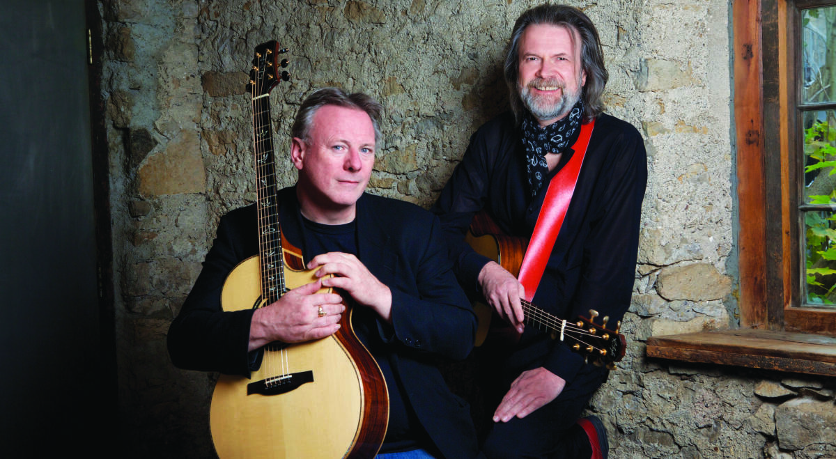 INTERNATIONAL FLAVOUR: Tony McManus and Beppe Gambetta will be appearing at Wolumla Hall on Saturday, April 2.