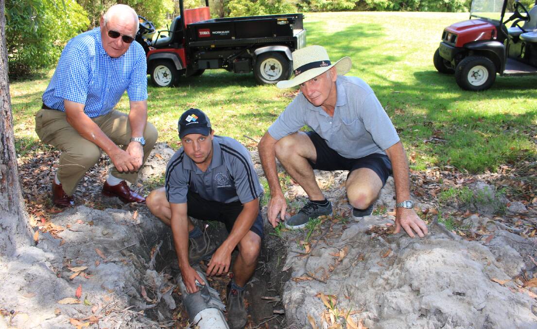 Help is at hand for the Pambula Merimbula Golf Club's ailing irrigation system.