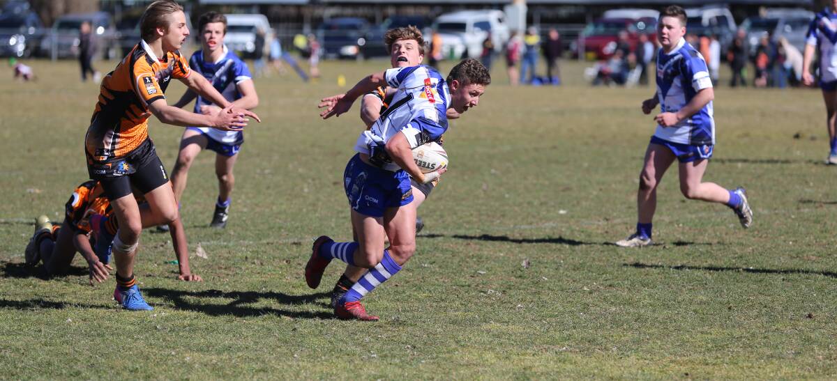 Grand final entry: Group 16 junior rep player of the year Kyle Shepherdson will be dangerous out of fullback for the under 18 Bullpups on Sunday. 