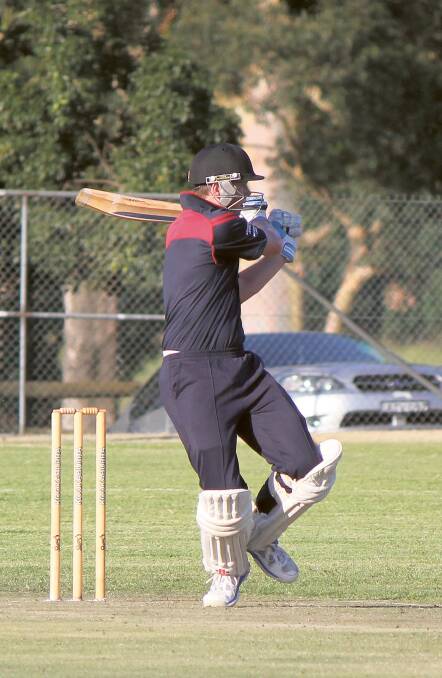 Run scorer: Heavy hitter Dylan Jordan will lead the Merimbula Knights with the bat in the A grade grand final this Saturday. 