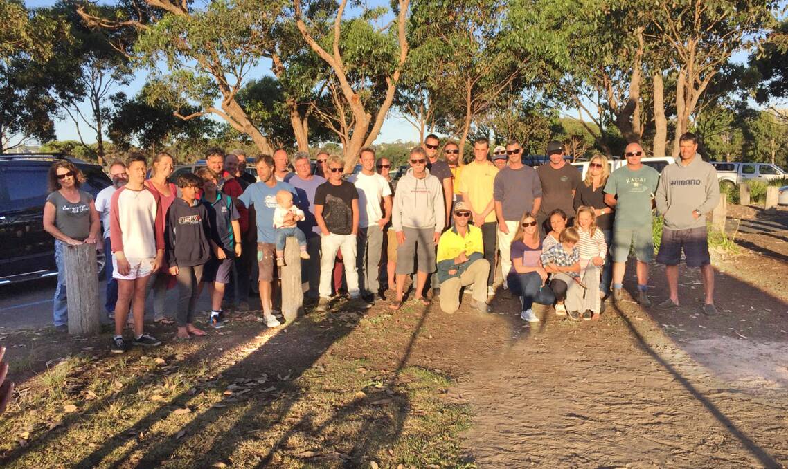 Starting point: A foundation of surfers gather to discuss the relaunch of the Sapphire Coast Boardriders Club in Merimbula last week. Picture: supplied