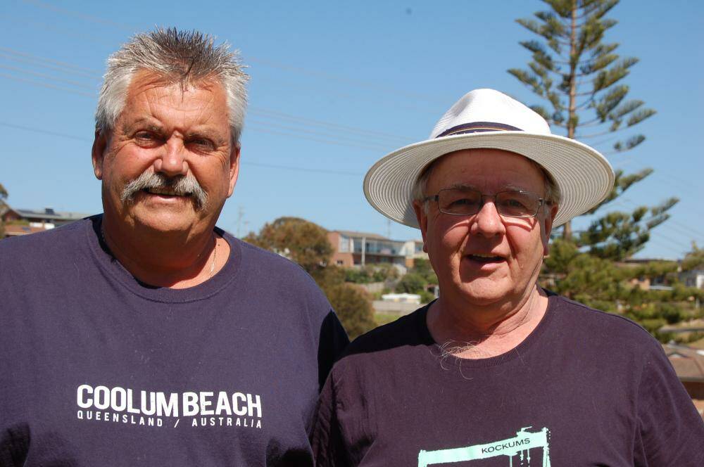 Two old mates David Elliston and Wally Eliaschewsky from Narooma have tried to work out the origins of the name "Trunketabella". 