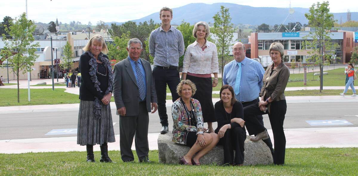 INDUCTION: Councillors Liz Seckold, Tony Allen, Mitchell Nadin, Sharon Tapscott, Cathy Griff, Kristy McBain, Russell Fitzpatrick and Robyn Bain.