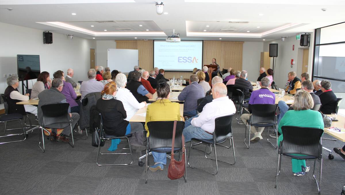 Monday's Parkinson's NSW education seminar in Bega. Picture: Alasdair McDonald
