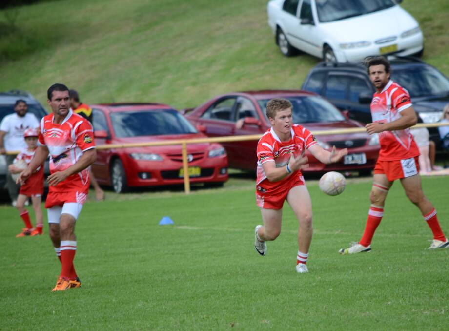 SEASON STARTS: The firsts for Narooma Devils, pictured playing at the nine-a-side tournament, defeated Cooma on Sunday.