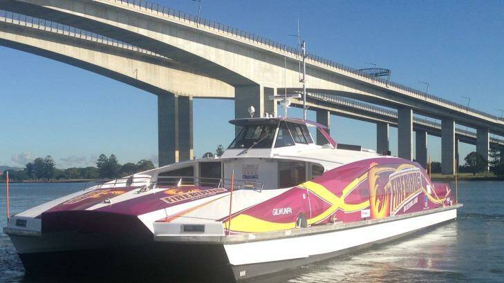 Brisbane City Council has honoured netball superstars the Queensland Firebirds with artwork on the latest addition to its CityCat fleet. Photo: Supplied