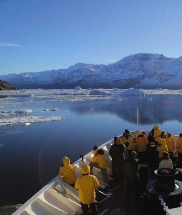 Cruising the Arctic waters. Photo: Supplied