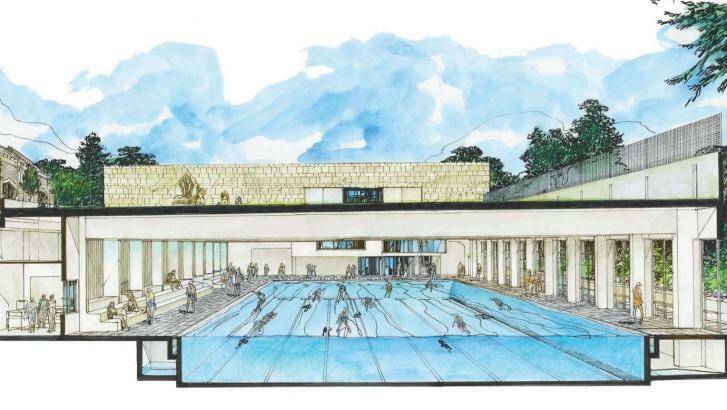Trinity Grammar's multimillion-dollar pool development has been opposed by residents. Photo: Trinity Grammar