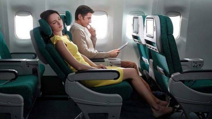 More legroom without the business class price: Cathay Pacific premium economy.