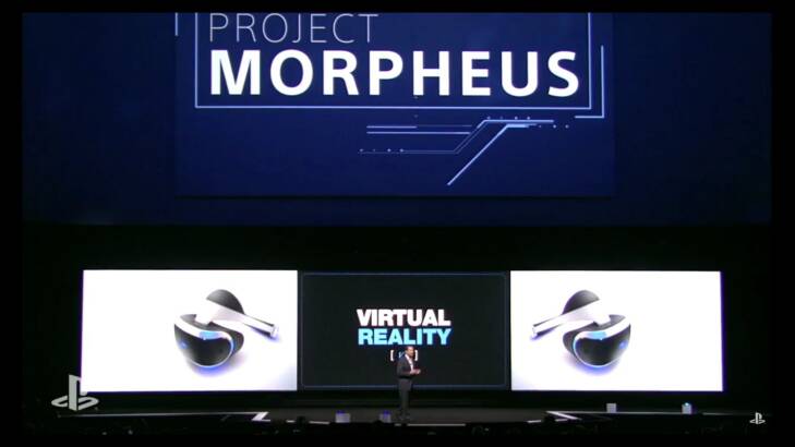 Sony Computer Entertainment CEO Andrew House talks about the Morpheus VR headset.