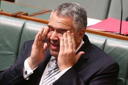 Treasurer Joe Hockey during question time at Parliament House in Canberra on Tuesday.  Photo: Andrew Meares