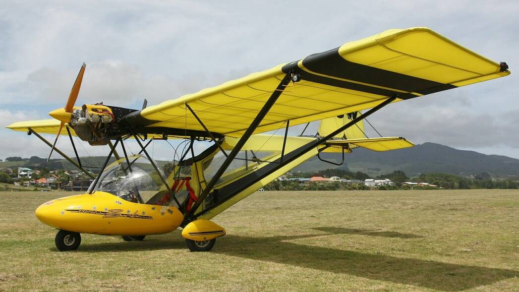 An example of the recreational aircraft the Chinese students will learn to fly at Frogs Hollow.