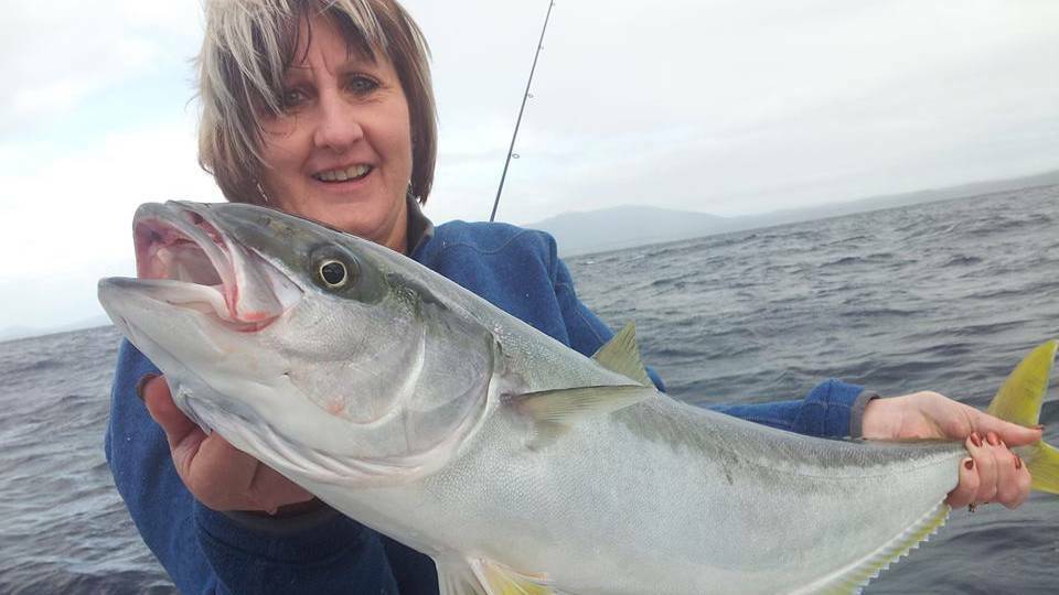 NEIL’S WIFE: Neil's wife from Melbourne went fishing with Charter Fish Narooma getting into the kings on Monday. The boat bagged out by 8.30am. If you are Neil's wife, sorry they guys didn't get your name - let us know what it is and ps great fish! (9/4/14)