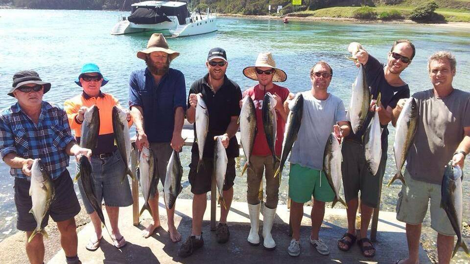 KING GROUP: Playstation had 23 fish and Nitro with 20 on Friday along with releasing many nice fish, these boys from Sydney were stoked!! (19/3/14) 