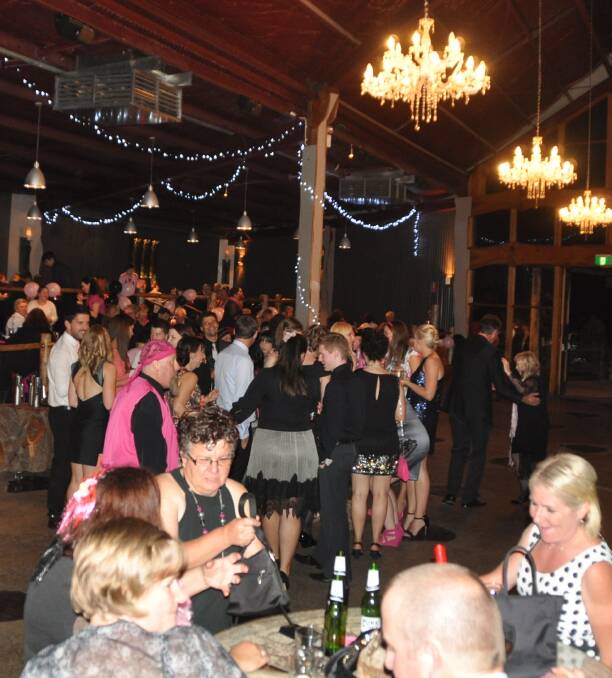 Enjoying the Pink and Black fundraiser for Pink Link and the Bega Oncology Unit on Saturday, March 22.