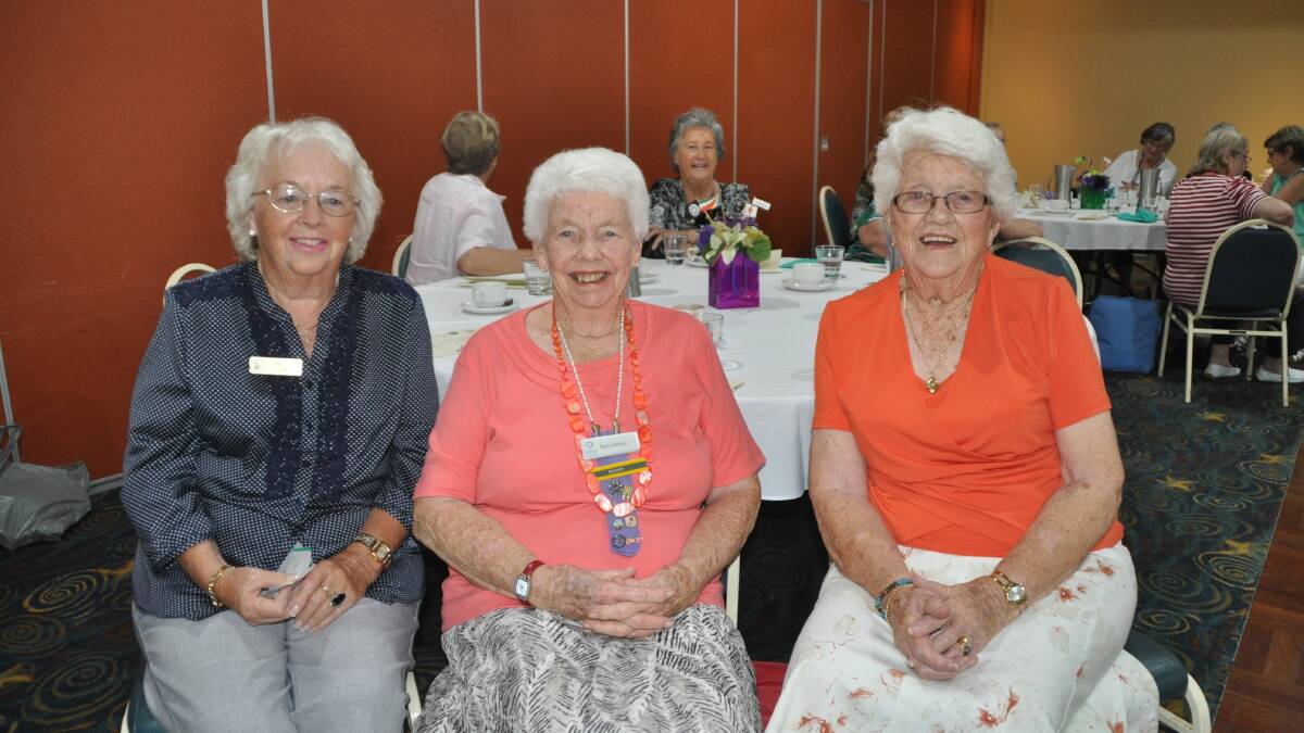 Helen Cook, left, Betty Paxton and Denise Mynot.  