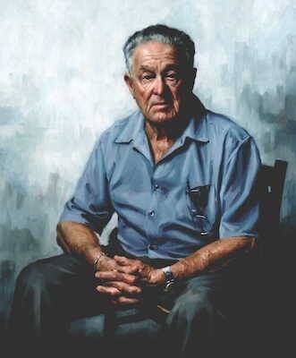 Joshua McPherson’s Portrait of "Pop" has been selected for the Bega Valley Shire Council’s Mailroom Prize in the 2014 Shirley Hannan National Portrait Award, which opens on Friday, 30 May. 