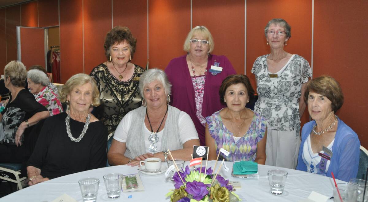 Back: Joyce McGill, left, Liz Zerbst, Evening View president, and June Whalley, Eden View Club with front: Beryl Kelly, Eden View Club, left, Penny Skinner, Lyn Matthews and zone councillor, Pat McRae. 