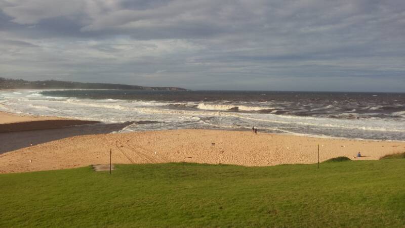Short Point Merimbula... probabbly not a good idea to go for a swim today. 
