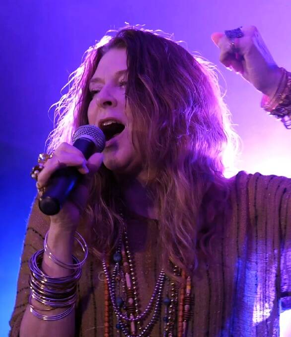 Debbie Newsome will feature in the Janis Joplin show at Club Sapphire on Friday. 