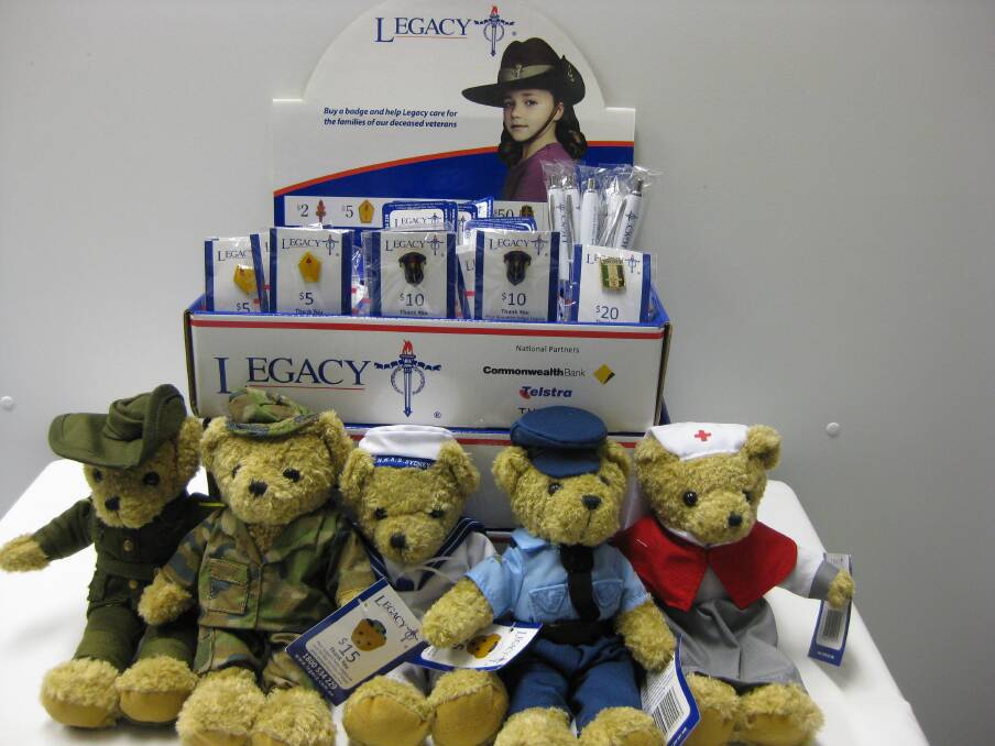 A selection of the merchandise available for sale during Legacy Badge Week.  