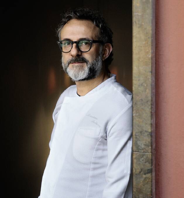 Chef: Massimo Bottura, producer of the documentary Theater of Life.