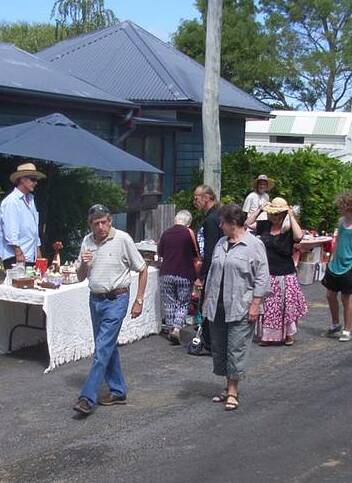 Find a bargain: People enjoying the friendly Wyndham Village Market.