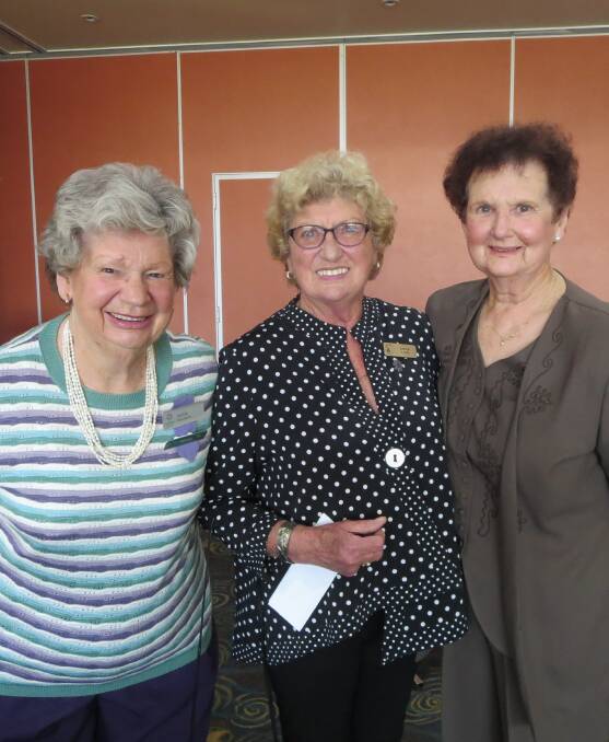 Fascinating functions: Jan Fox, Lorna Lynne and Jill Luck enjoy friendship and interesting speakers at a recent meeting of the Merimbula Day VIEW Club.