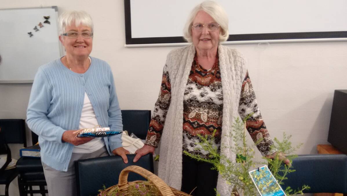 Flora facts: Wendy Cugley and Mary Coyle spoke about boronia at the September meeting of the Pambula-Merimbula branch of the CWA. 