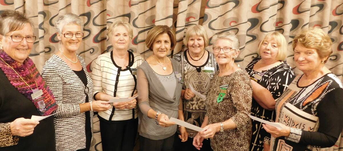 New Committee: Kay Eley, Kerry Lewis, Lyn Matthews, Merryl Davey and Jeanette Munce of the Merimbula Evening VIEW club. 