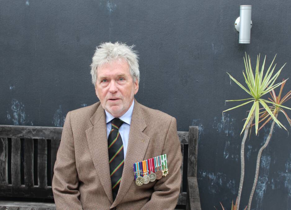 Seeking support: Merimbula's John Verhelst is hoping Australian companies will sponsor a Vietnam veterans 50th anniversary reunion to be held later this year.