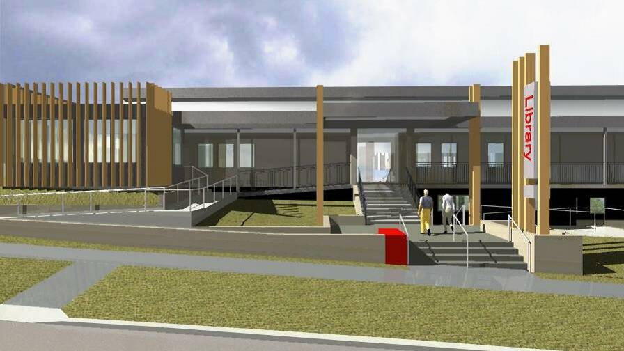 Artist impression of the new Tura Beach Library and community centre. 