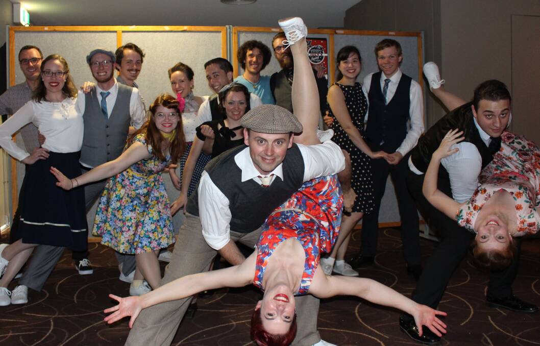 The Canberra Swing Katz are a high energy group of dancers who will be performing at the Jazz Ball.