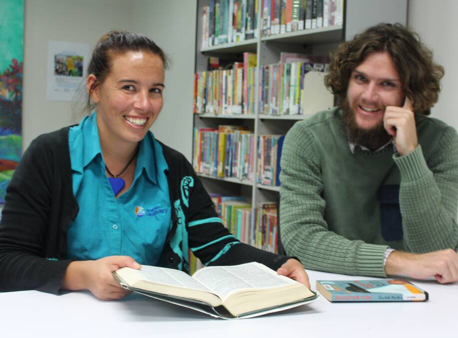 Free tutoring: Rotaractors Jillian Riethmuller and Pat Considine are looking forward to  the Study Buddies program starting up so they can help tutor the region's youth. 