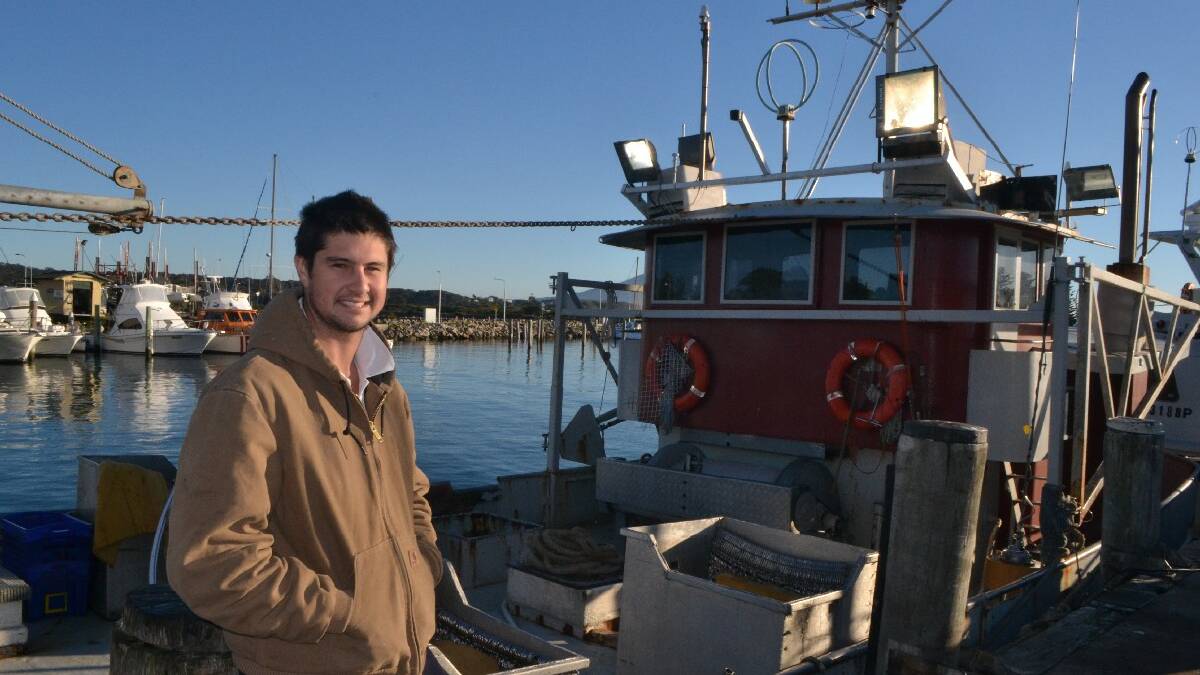 AT BERMAGUI: Skipper of Narooma-based long-liner Fisco I Todd Abbott the morning after unloading his catch at Bermagui on Wednesday night. 