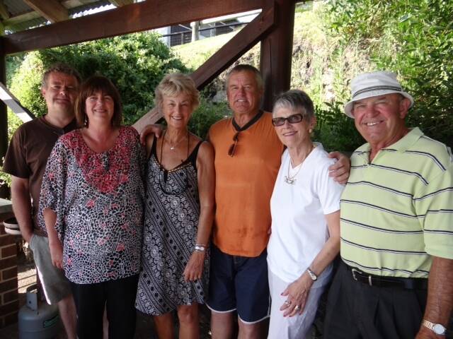 Magic Mountain Family Park owners Kevin and Elaine Philistin, left, Ann and Rob Wright and Roslyn and Murray Beveridge. 