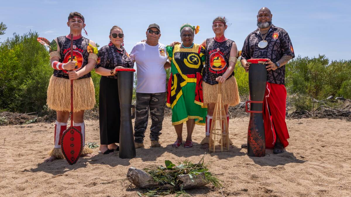 Traditional custodians and South Sea Islander elders celebrate Beowa National Park's name change at a special ceremony on November 11, 2023. Picture by David Rogers Photography