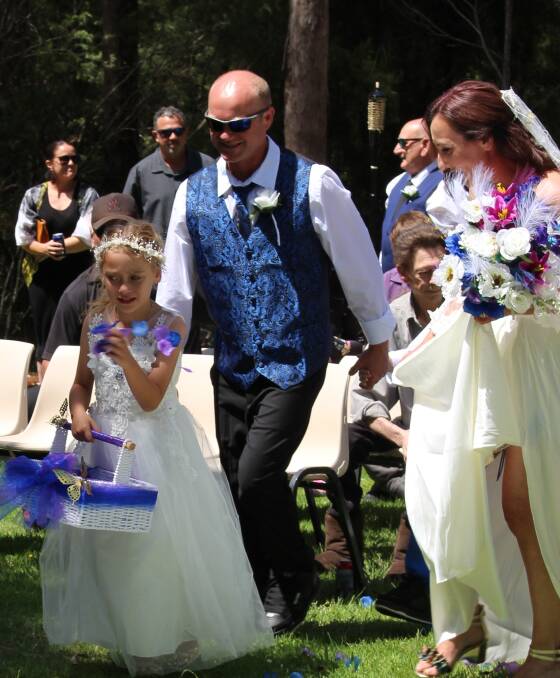 A family - Thurling - walk down the aisle. Picture by Shane Bullock from Great Southern Trike Tours. Picture by Shane Bullock from Great Southern Trike Tours. 