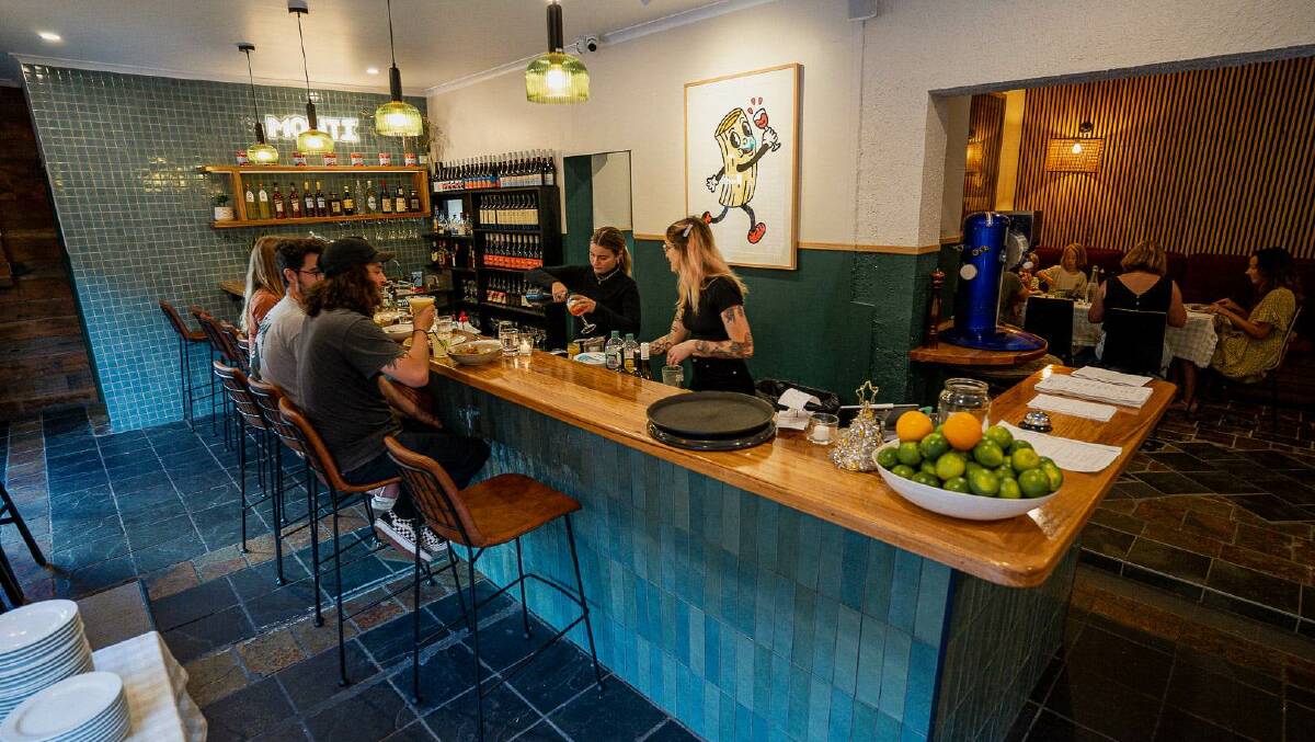 People will be able to eat at the bar in an interactive experience with bar staff at the Bar Monti restaurant in Merimbula. Picture by TBH Media. 